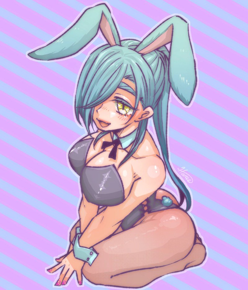 むちむちにょたバニー江ちゃん 葉流 ありがとう世界のイラスト