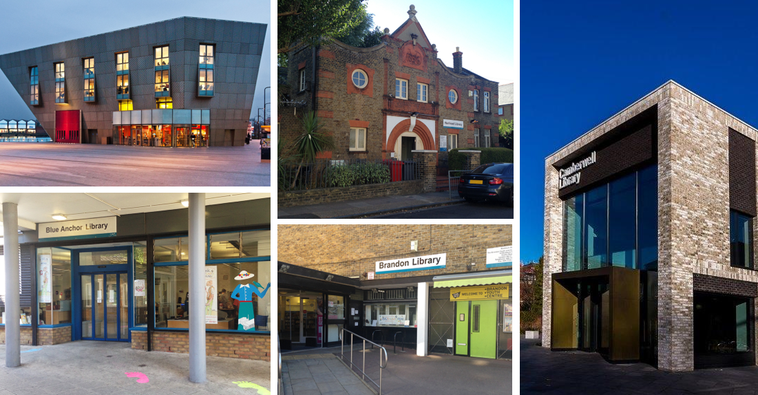 SouthwarkLibs's tweet photo. OPEN TODAY
#BlueAnchorLibrary 10am - 6pm
#CanadaWaterLibrary 10am - 6pm
#NunheadLibrary 2pm - 6pm
#BrandonLibrary 2pm - 6pm
#CamberwellLibrary 10am - 6pm
Find out about our revised hours, services and future plans here: https://t.co/dDVCtNriT4 https://t.co/jQdK3ulQpN