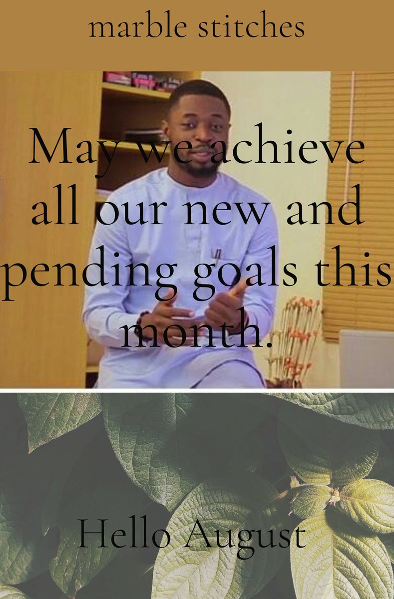marble_stitches's tweet photo. It's never too late to wish you all a Happy New month.
#marblemen #marblechic
It's also a new week, we have 6 new days to smash our goals👌👌👌 https://t.co/jm8eTmST1R