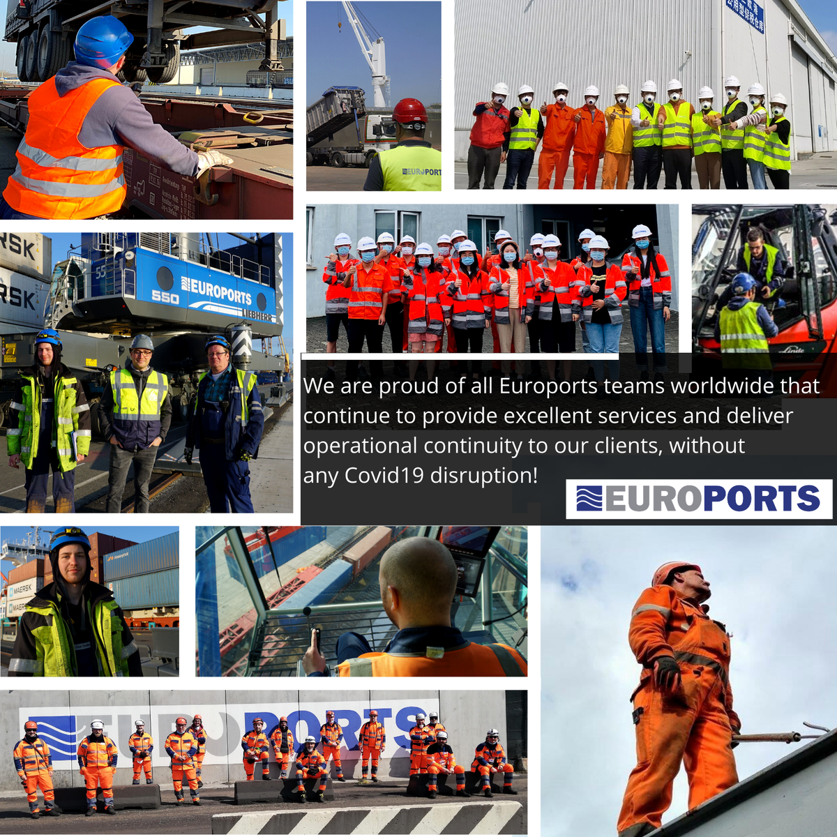 We are proud on our Euroports teams that continue the services to our clients also during the second covid19 wave without any exception! 

#Euroports #SupportThePort