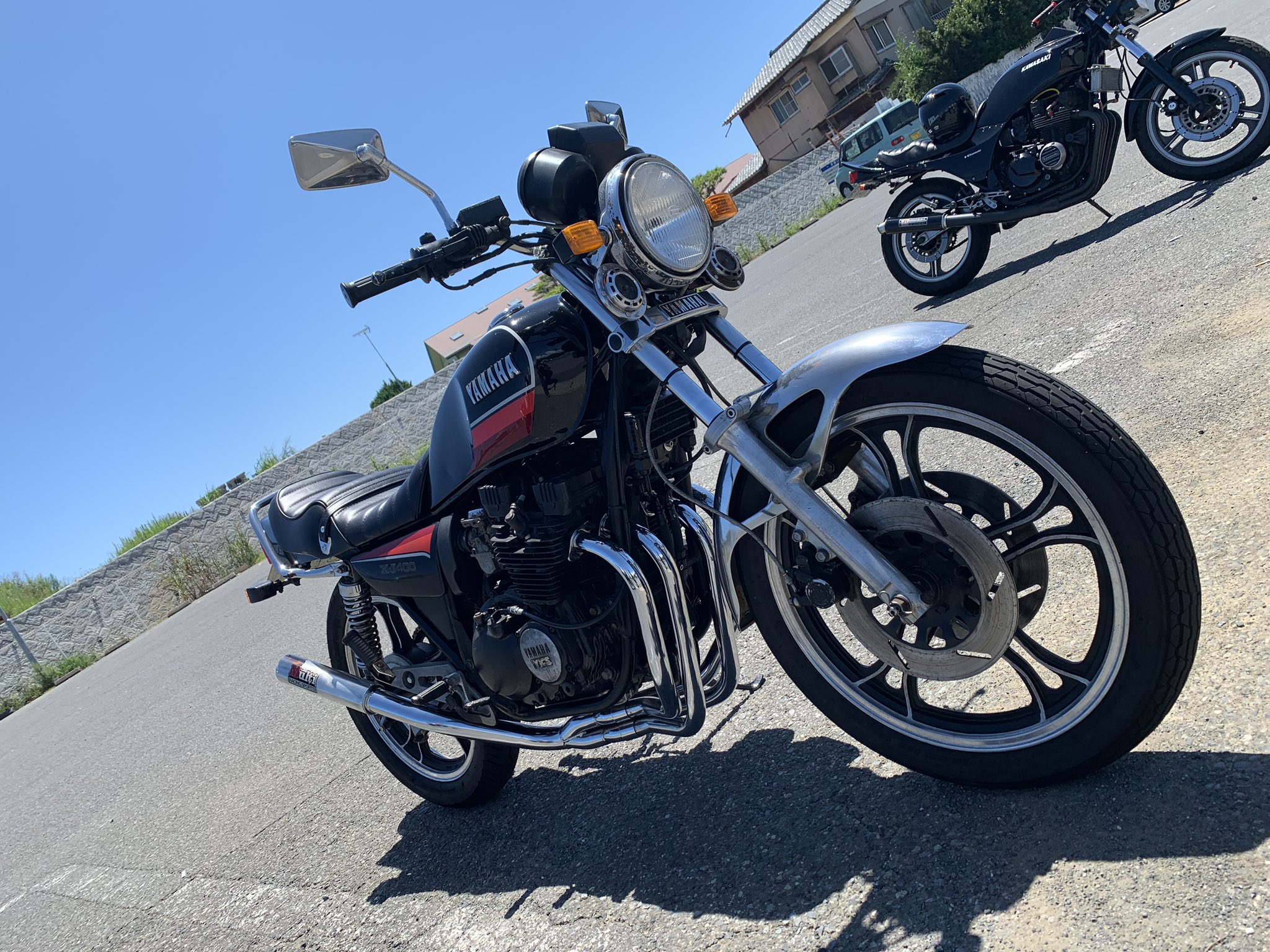 ヤマハ XJ400D XJ400 タックロールシート