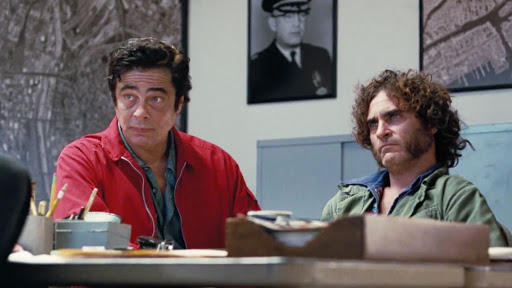 Inherent Vice - Paul Thomas AndersonUne belle bouse celui la, avec un Joachin Phoenix pas crédible pour un sous, un discours inintéressant au possible et d'une longueur insupportable.