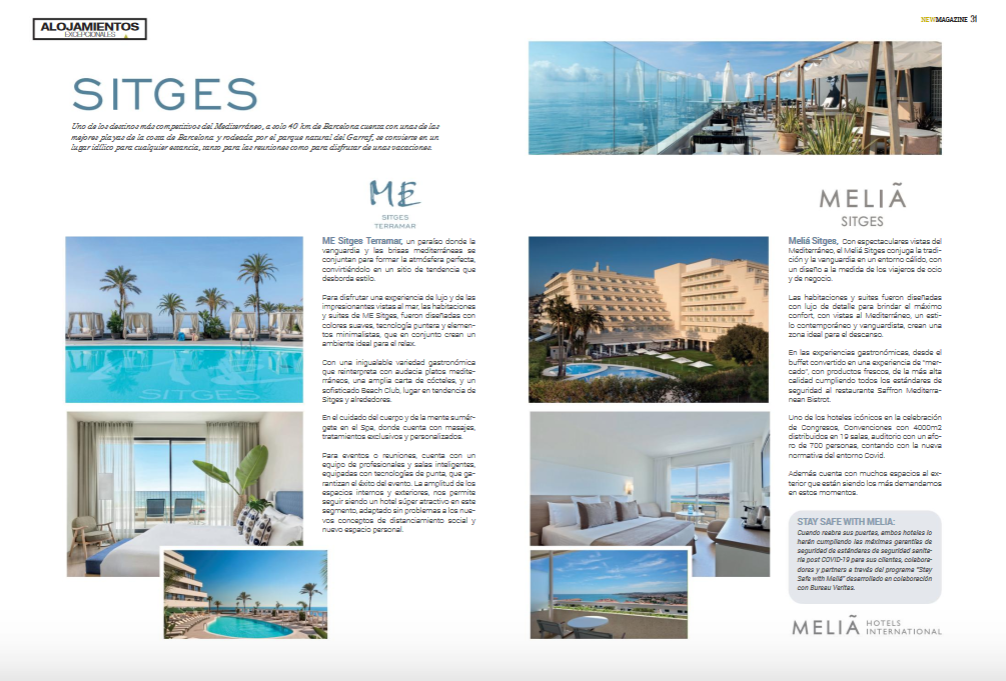 tadvisorsguild's tweet photo. Rodeado por el parque natural del Garraf y a tan solo 40km de Barcelona, #Sitges cuenta con una de las mejores playas de la cosa barcelonesa. Descubre en nuestra #NewMagazine los #hoteles de @MeliaHotelsInt en los que disfrutar este #verano👉 https://t.co/xPBUtGcRfV https://t.co/6s9HsU8BuC