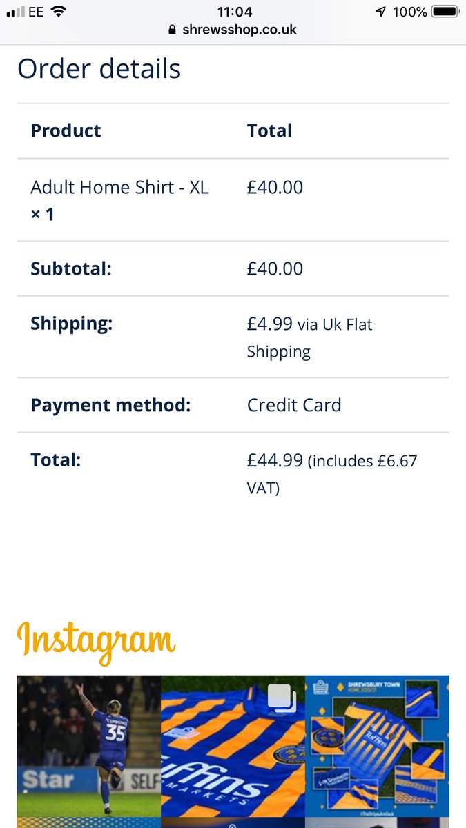 OLSTFC's tweet photo. New home shirt pre-ordered 🔷🔶 @shrewsweb #stripesareback #salop #stfc #newkit https://t.co/Xc9J2yz1Vv