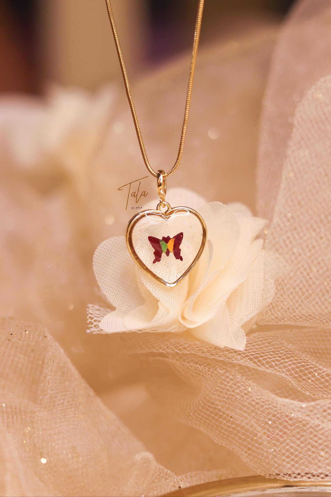 Tala by kyla heart necklace online