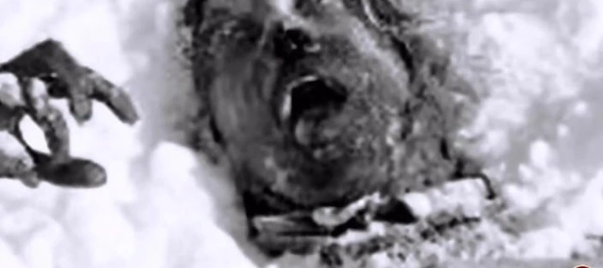 MajalahMastika's tweet photo. KEMATIAN MISTERI 9 ORANG PENDAKI 

Thread kisah sekumpulan pro pendaki ski yang ingin merentas Gunung Ural di Russia pada tahun 1959, yang akhirnya mati dalam keadaan misteri sehingga sekarang. Gambar gambar di thread adalah benar dan kisah ini di gelar Dyatlov pass. https://t.co/ndoC4yRuoX