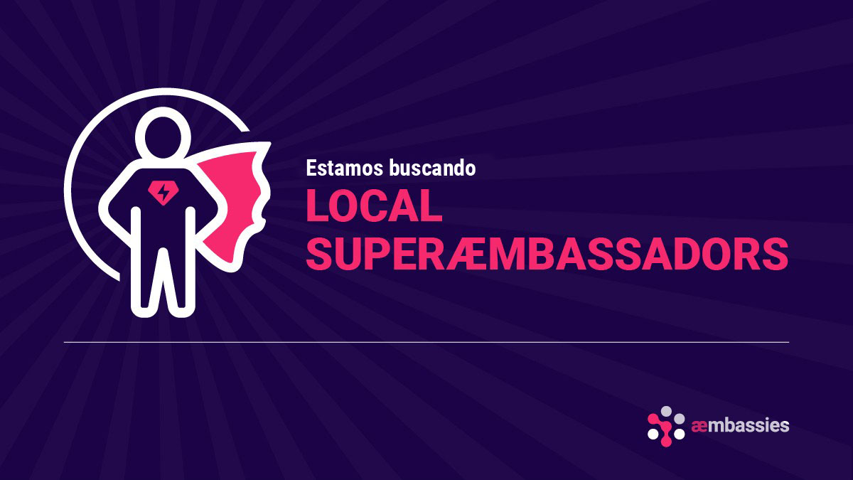 Estamos buscando #aembajadores para sumarse a la comunidad global de <a href="/aeternity/">æternity Blockchain</a>.

Las #aembajadas aprovechan el potencial de los desarrolladores, emprendedores y talentos de la comunidad para crear equipos exitosos.

Súmate 👉 bit.ly/3hJ30Nn

🔗 blockchain = #aeternity