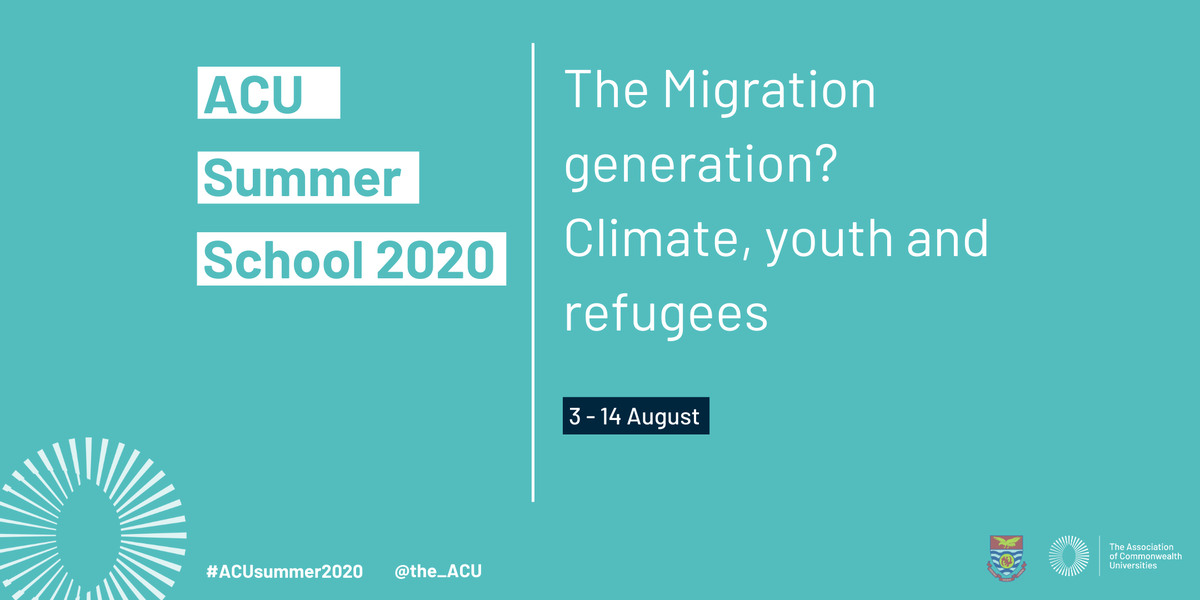 The_ACU's tweet photo. "Working together and sharing perspectives is more important than ever"

Our virtual #ACUSummer2020 is underway!

We're joined by expert speakers &amp; 50 students from across the #Commonwealth to examine themes linked to #migration

Follow this thread for updates👇

@UCCGH_Official https://t.co/SryJbSmUBc