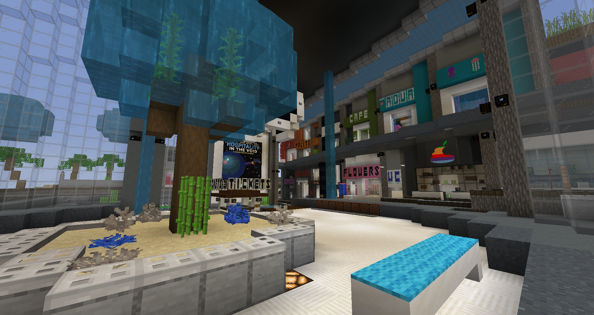 MadZooEvents's tweet photo. Thanks to @liraxity, @DnbFireflake and @InvertedSilence our ticket shop got an overhaul to match the theme of our upcoming #HospitalityInTheVoid event!!

Come check it out in Minecraft on https://t.co/fgH16kcUz1! https://t.co/cMpMlGJV3h