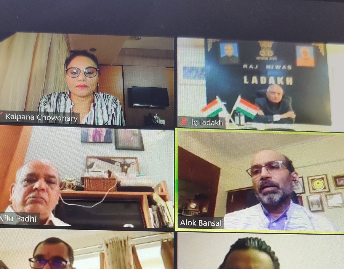 SocialTablez's tweet photo. @indfoundation @rammadhavbjp @lg_ladakh @R_K_Mathur Glimpses from today's @indfoundation Web Dialogue addressed by Shri @R_K_Mathur, Hon'ble Lieutenant Governor of the Union Territory of Ladakh (@lg_ladakh), on "Achievements of the UT of Ladakh in last one year after abrogation of Article 370". #IFwebDialogue #Ladakh https://t.co/E6H2KnL5ro