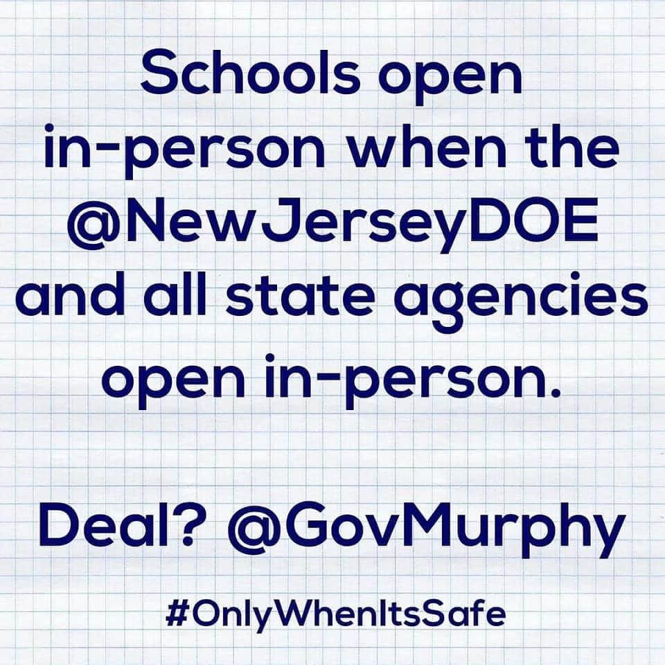 TrueBlueOcean2's tweet image. #OnlyWhenItsSafe @GovMurphy @NJEA @NewJerseyDOE Quit making educators your scapegoats. We weren’t worth being funded... #saveourschools #wearetr #SaveBrickSchools but we’re expendable to return to unsafe environments. #DoTheRightThing