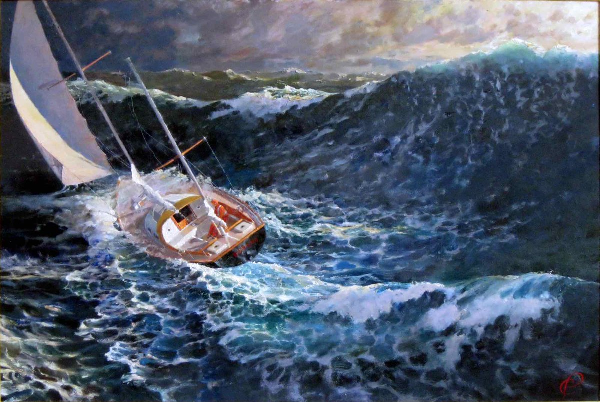 Being an investor in crypto bull markets is like sailing in a tiny schooner with tsunami winds at your back. You don't need to perfectly trim the sails, just stay afloat and you'll go plenty fast. And staying afloat is harder than it seems... /1