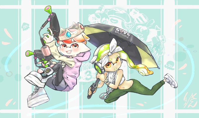 スプラトゥーン2三周年のtwitterイラスト検索結果