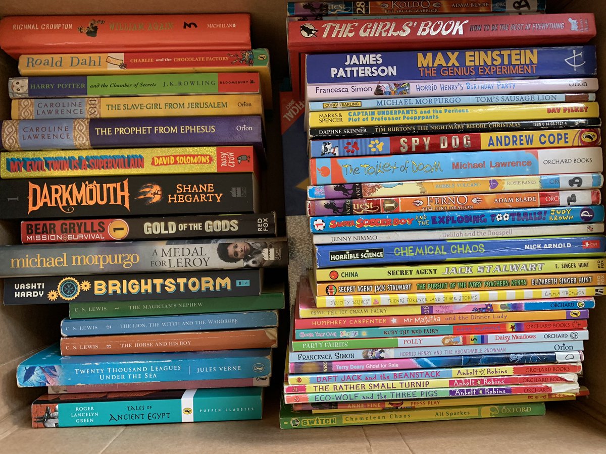OxfordHub's tweet photo. We’re about to start literacy hour at the Blackbird Leys Summer School after a busy morning of sport! 

Thanks to @Lonbookproject and @JonathanPBlack for all the fun book donations - we are very well stocked 📚📚📚📚📚 https://t.co/jYpzFrVnqR