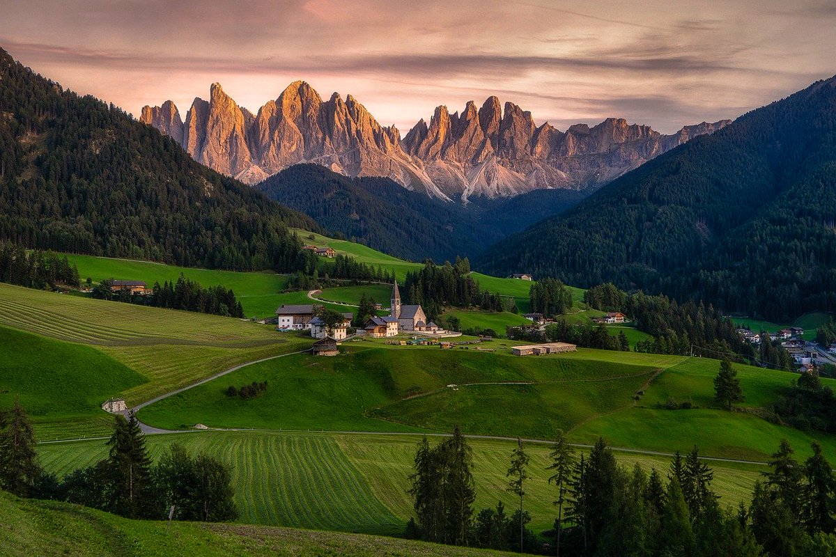 funes, dolomites, italy