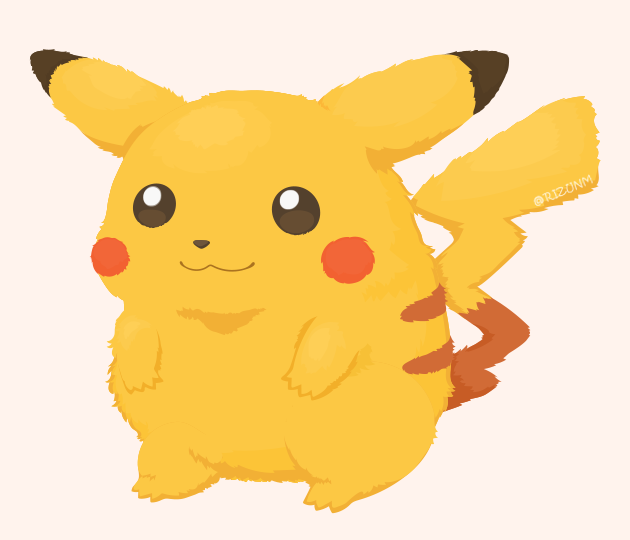 pikachu no humans pokemon (creature) solo :3 simple background white background closed mouth  illustration images