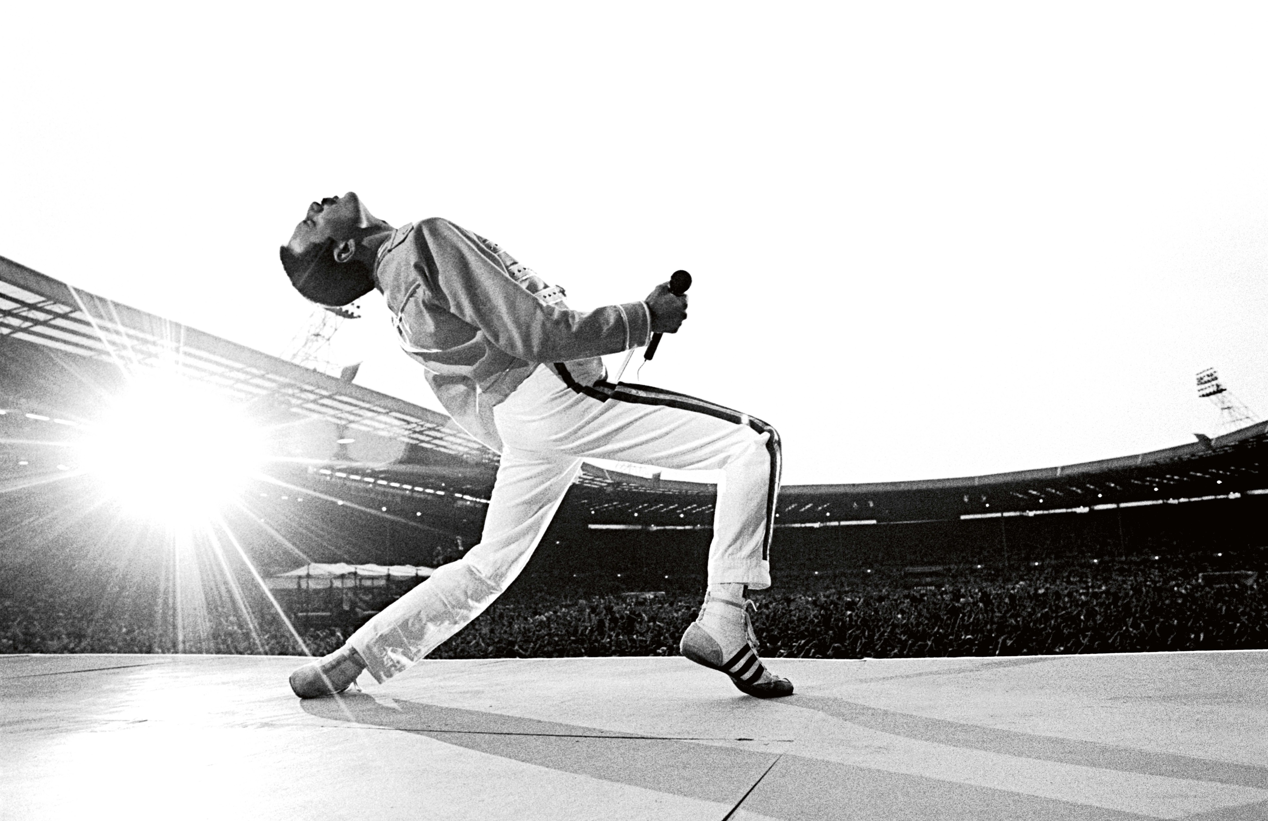 Freddie Mercury Freddie Mercury Wembley Stadium 1986 The Fourth Frame I Shot During That Show Has Become One Of The Most Well Known Rock Photos In History It S A Photograph I M