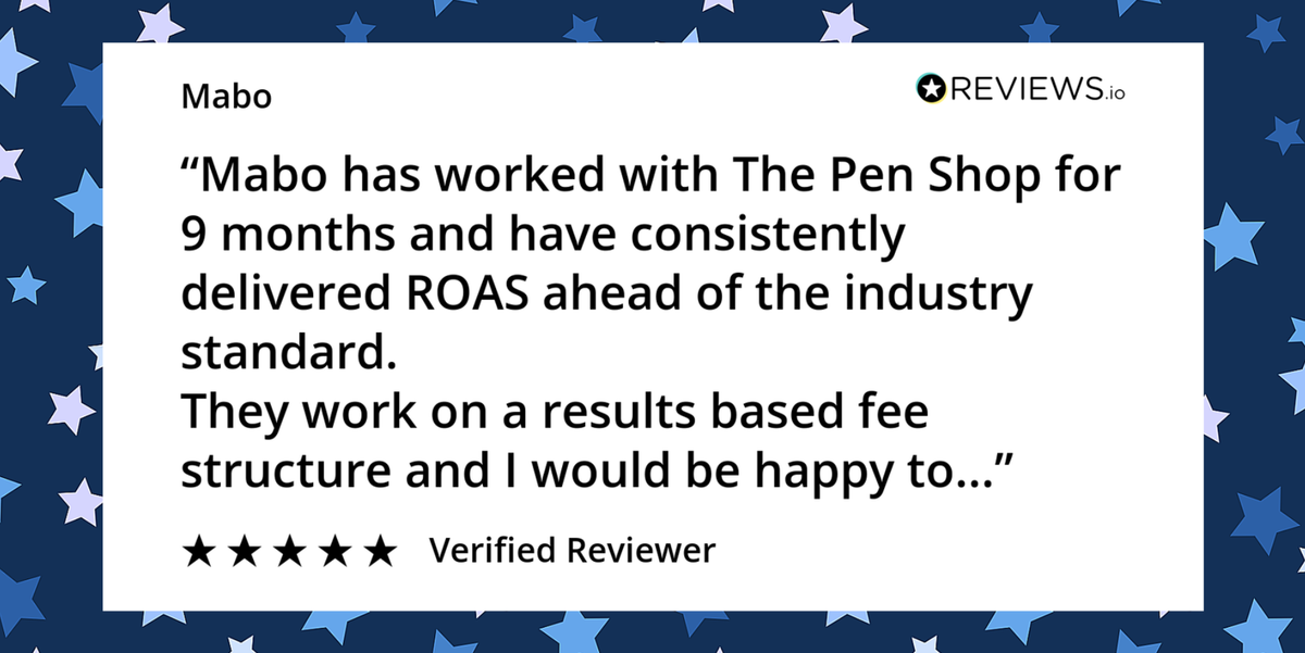 mabo_uk's tweet photo. YES TOM!! What an amazing review to get this Monday afternoon!! Want to see what our other clients say about us? Check out reviews NOW.

https://t.co/XTzAlfvoFh

#PPCChat #PPC #PPCAdvertising #PPCMarketing #PPCTeam #PPCReviews https://t.co/cjlojKXsc0