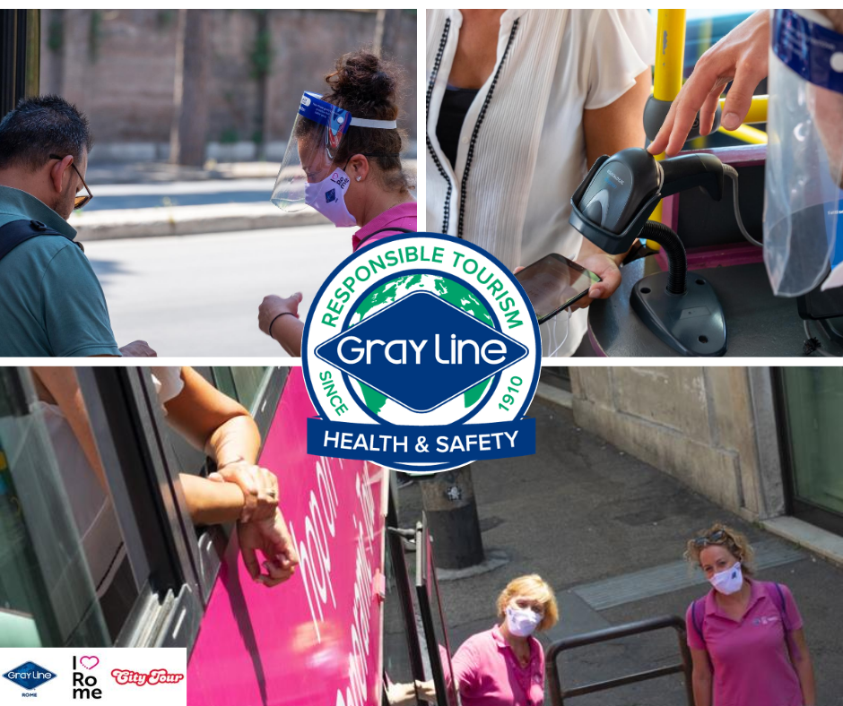 GrayLineRome's tweet photo. As part of the #GrayLine family our commitment to responsible tourism and traveler safety has been an integral part of our DNA. 

We are happy to share that Gray Line - I Love Rome has been recognized with the Health &amp; Safety Stamp.

#graylinerome #ILoveRome #FindAReasonToGo https://t.co/uAHu9DjoLM