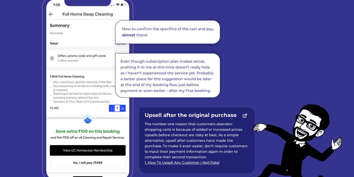 (6/7) The #1 reason that customers abandon shopping carts is because of added or increased prices. Upsells before checkout are risky at best. As a simple alternative, upsell after customers have made the purchase.