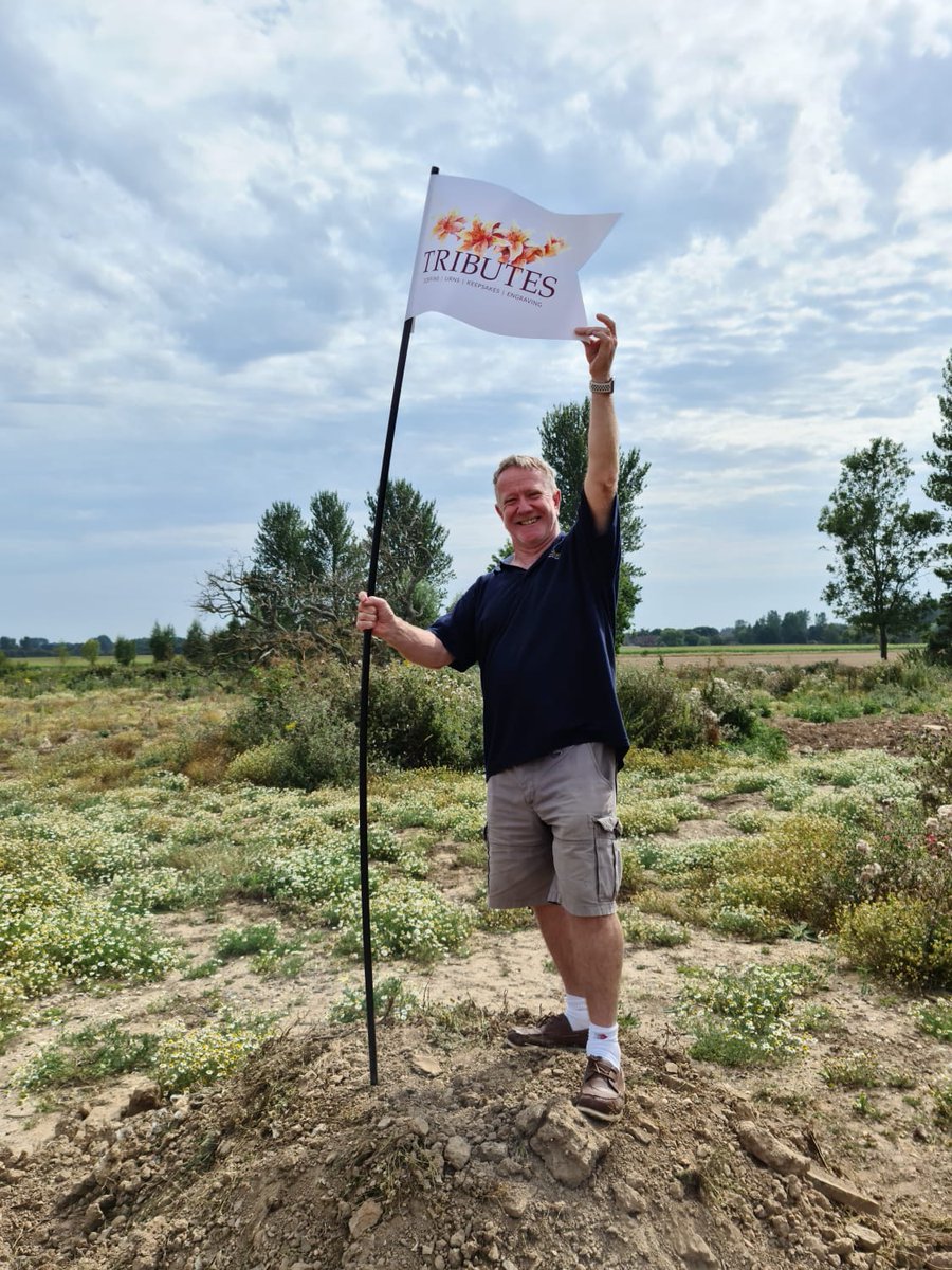 tributesfuneral's tweet photo. We did it! After years of planning, Tributes Ltd's Richard Bush celebrates the purchase of a plot of land to build a new environmentally-friendly workplace. Well done Bushy, we're so proud of you! https://t.co/sAcsaCEmDU #TeamTributes #happyworkplace #sustainable #ecofriendly https://t.co/SeZhYoXBiX