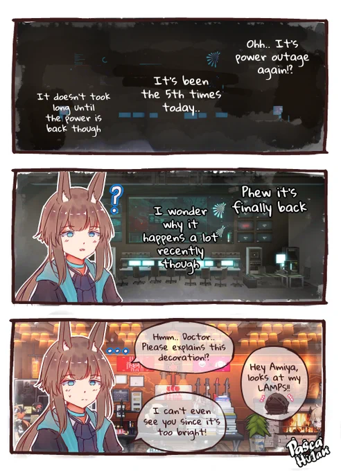 For ppl that visited my HQ,
Please don't judge my dorms decorations ;v;

#明日方舟 #アークナイツ #명일방주 #Arknights 
