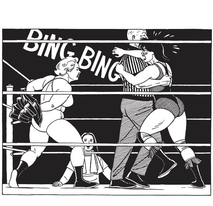 Every single panel in @xaimeh Penny Century's Wrestling story is a piece of art-together they're a drawing masterpiece. Design, lettering/six and most important: storytelling. Amazing!