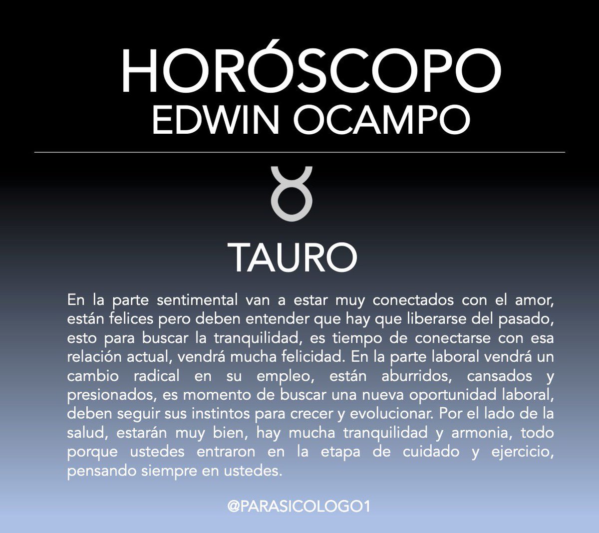 parasicologo's tweet photo. #HoróscopoEdwinOcampo 🙌🏻💕 recuerden, el horóscopo completo lo encuentran en el link de mi perfil. https://t.co/3ksxkYlOfY