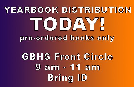 YEARBOOKS TODAY!!! 😀🥳🎉🧡💙
