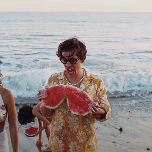 DawBell's tweet photo. 🍉 Happy Watermelon Day: courtesy of @Harry_Styles 🍉

#InternationalWatermelonDay
#WatermelonSugarDay https://t.co/ngHW4Bh0RE