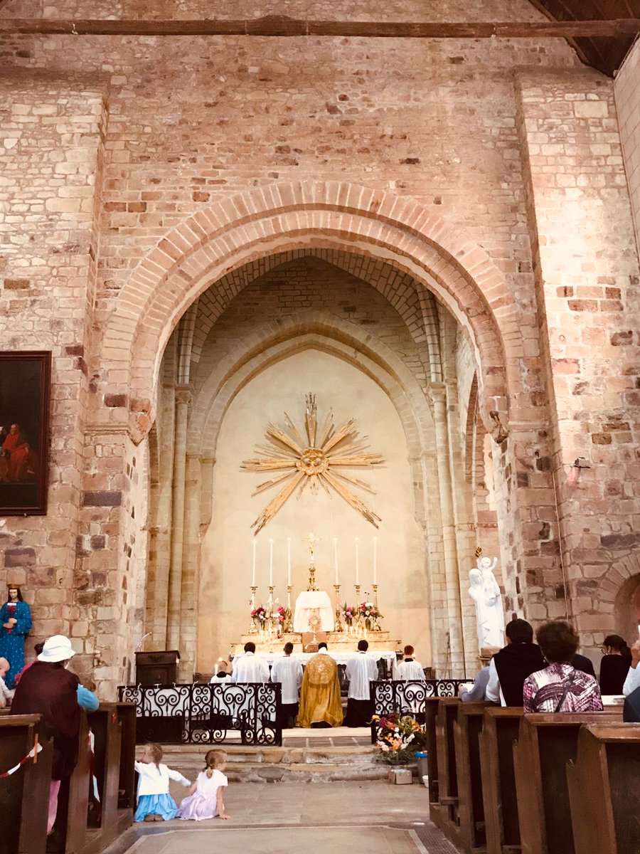 chapelet et salut du Saint Sacrement à l'abbaye de La Roë, 2 août