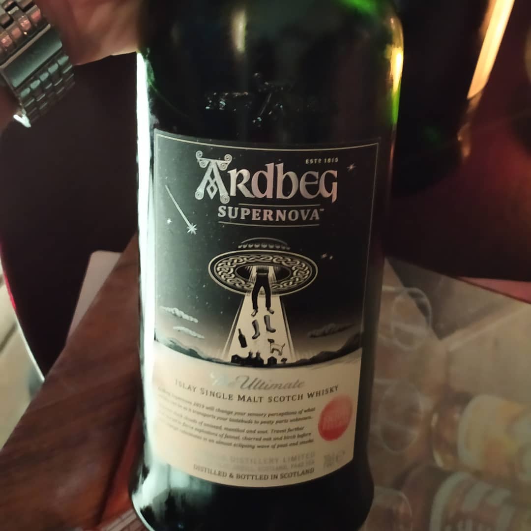 ShimEdward's tweet photo. Celebratory drink for the #NASA #SpaceX landing with extraterrestrial whiskey @Ardbeg https://t.co/4jwoBFEmkL