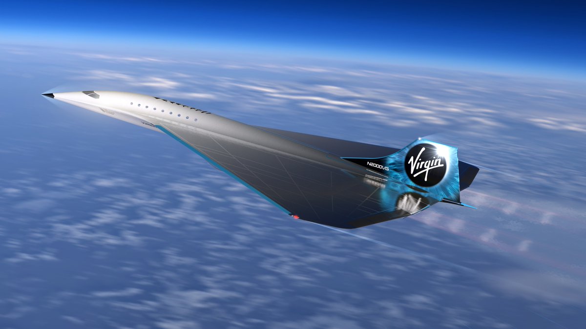 Virgin Galactic $SPCE signed a partnership with Rolls-Royce to develop a supersonic aircraft, with the space tourism company having completed a design review alongside NASA.

Here's an early look at Virgin Galactic's supersonic design: cnbc.com/2020/08/03/vir…