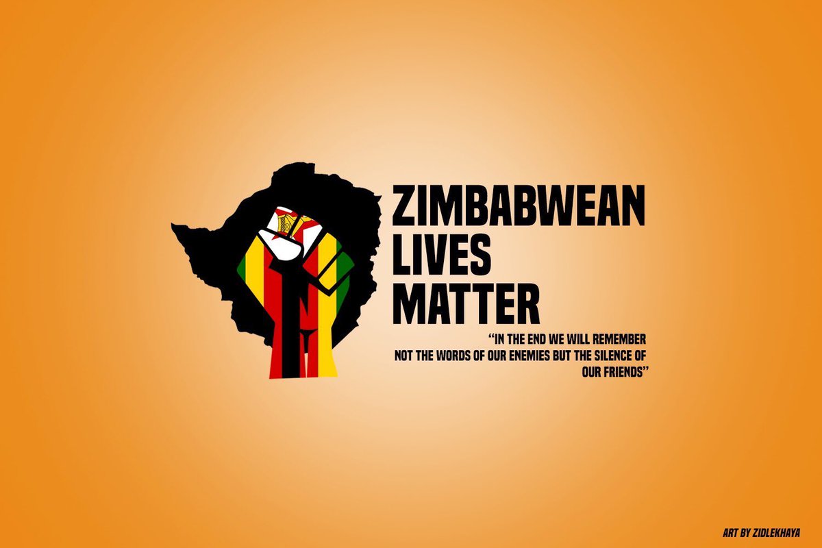 Can you hear our chained souls ailing? The hopeless wailing in the streets of Zimbabwe? The cries of those languishing in poverty? the cries of those carrying the yoke of oppression? the cries of our daughters being sacrificed on the altar of patriarchy? #ZimbabweanLivesMatter