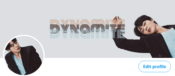  #BTS_Dynamite   — icon and header [JIN] ♡ @BTS_twt  #BTS    #방탄소년단    #JIN  #SEOKJIN  #진  #김석진