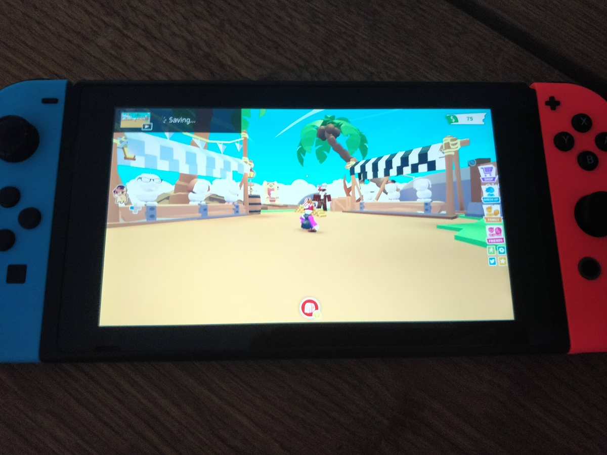 playing roblox on nintendo switch