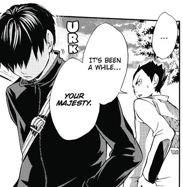 I could show you all sorts of panels but I just love Kageyama's trauma so much 8D #Haikyuu