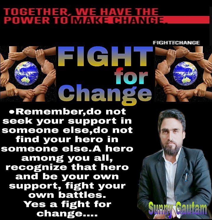 FinghtForChange's tweet photo. #FIGHT_for_Change
#Come_and_Be_the_Part_of_Change https://t.co/1x8uE9Fp9f