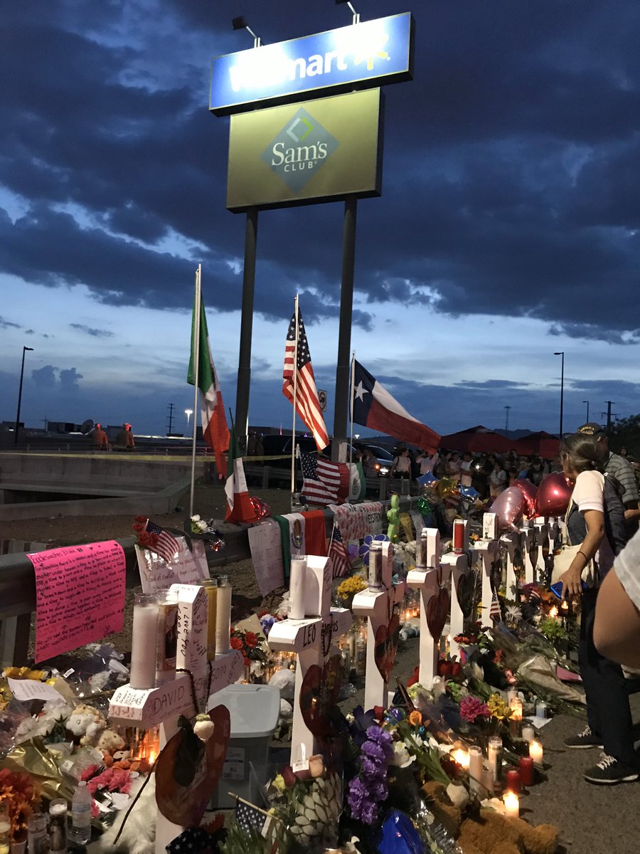 WishYouCould_'s tweet photo. Today is about honoring the victims of the Aug 3, 2019 mass shooting. It makes me sick to think why they aren’t here anymore. El Paso, I love you https://t.co/ulwl5Pp51t