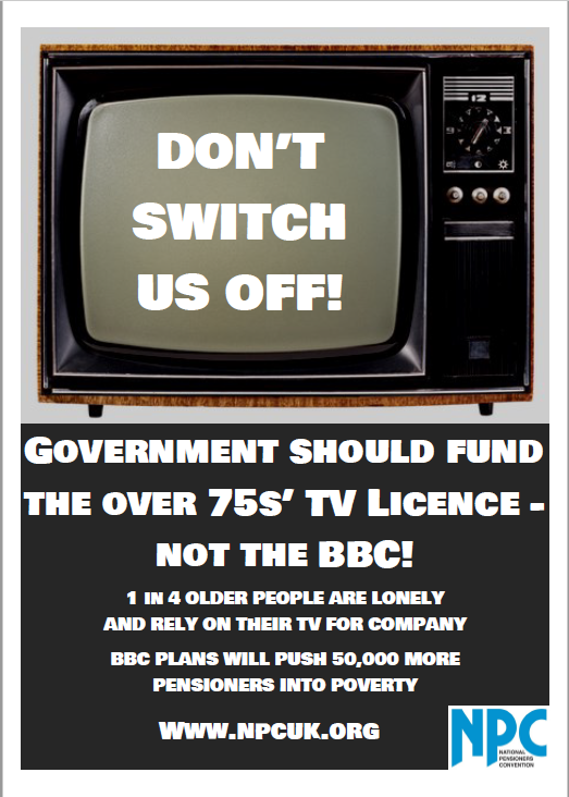 NPCUK's tweet photo. Please see a message from Jan Shortt NPC General Secretary about the TV Licence campaign on the link below
https://t.co/zMWRljkJDA
#TVlicence #BBC #BorisPromised #SwitchedOff #NPCuk https://t.co/lI2ofW0i8r