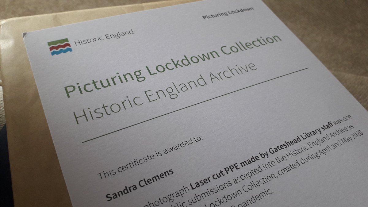 sandyclem's tweet photo. Really pleased to receive a little thank you certificate from @HistoricEngland for my photo which made it into their #PicturingLockdown series. The whole collection is here: https://t.co/XS9cfBh5pW https://t.co/JcGXDKuCow