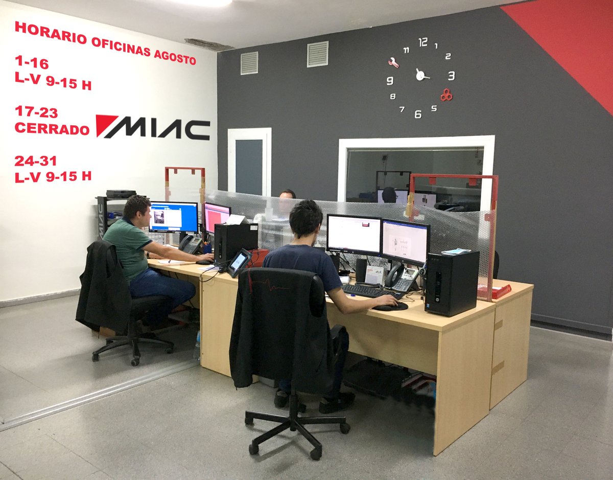 En agosto estaremos abiertos de lunes a viernes de 9 a 15 horas, excepto la semana del 17 al 23, cerrados por vacaciones.