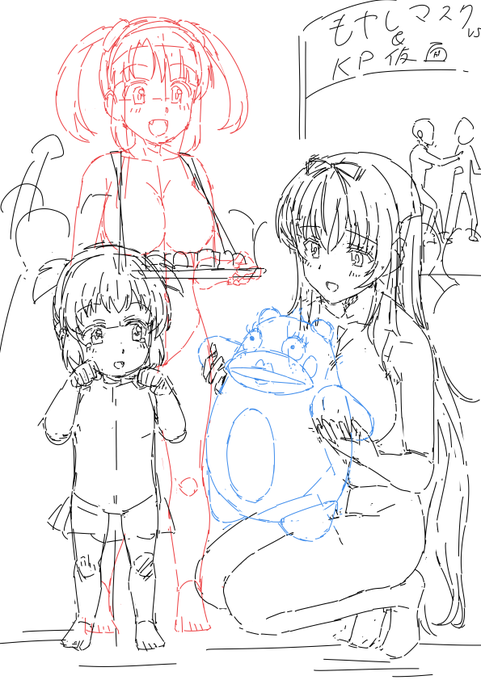 斑鳩さんと詠さんの二華繚乱記のその後、という案もありましたが時間の都合で断念。 