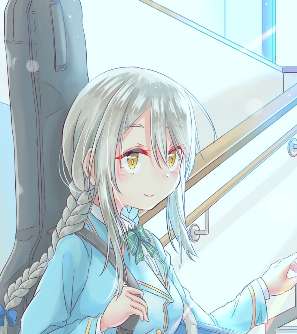 ギターケースな三角 千歌さん 登校風景を妄想してみました ゆっこのイラスト
