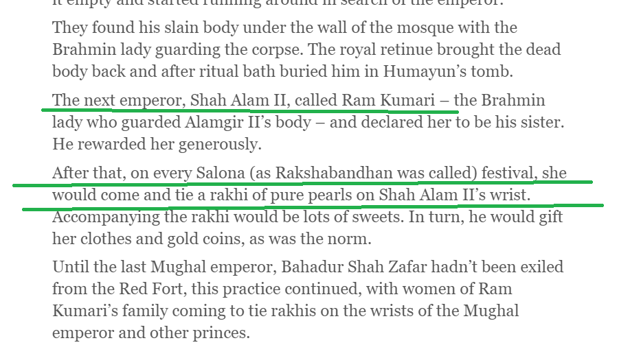 Fact: Shah Alam was in Bihar. He did not know of Alamgir II's murder. He was NOT the next EmperorFake secular myth: Shah Alam in Delhi. He is the next king. And imaginary Rakhi stories