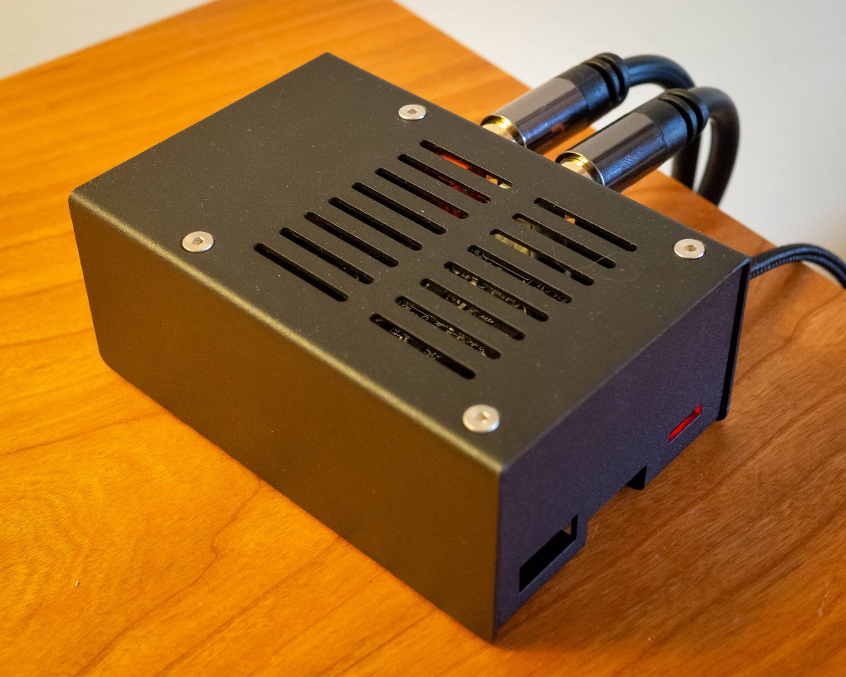 al3xbrown's tweet image. 20 minutes from bits in the post to a working wireless SlimServer client, based around @hifiberry&apos;s HiFiBerryOS and new &quot;DAC2 HD&quot;, which sounds fantastic! #linux