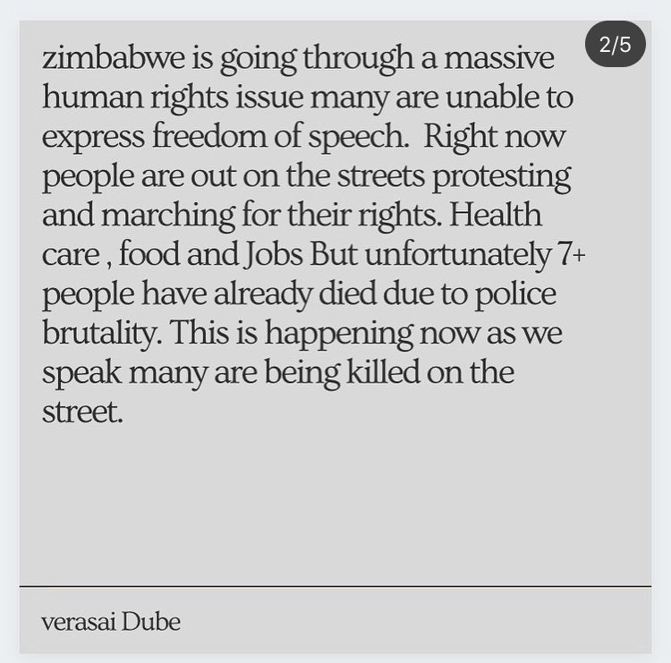 WHAT’S HAPPENING IN ZIMBABWE: #ZimbabweansLivesMatter  #FreeZimbabwe  #ZanuPFMustGo  #FreeHopewellChinono
