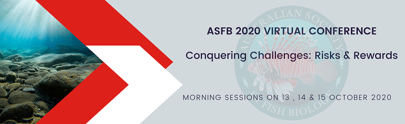 We are excited to announce that the <a href="/AustSocFishBiol/">ASFB</a> will host a virtual conference over three mornings from Oct 13–15, 2020. Student abstracts are due Aug 23, with over $10,000 in awards up for grabs.

asfb.org.au/virtualconfere…