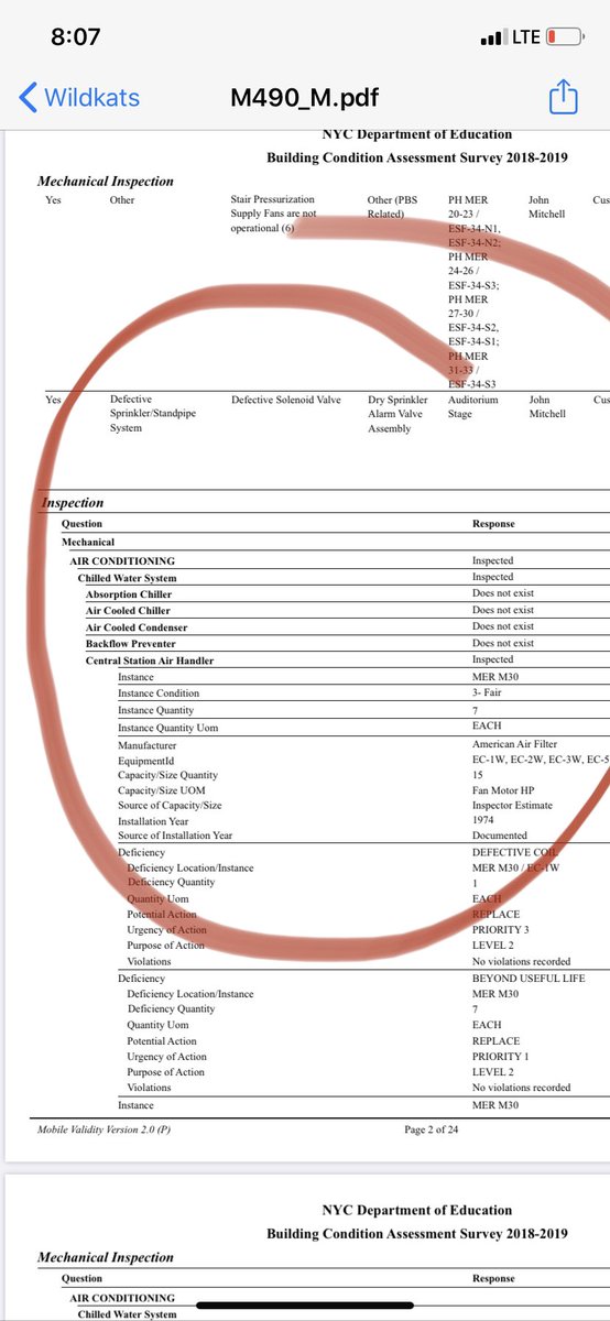 NYCDOE_Teachers's tweet photo. Important Teachers look up ur schools inspection report using the link in blue. Look up ur air quality and other air issues recorded in ur schools report. Over 70% of our schools have major air flow issues. #edchat #educhat @BxEU4J @MOREcaucusUFT @UFT @UFTSolidarity @AFTunion https://t.co/lYcwJiu2nd