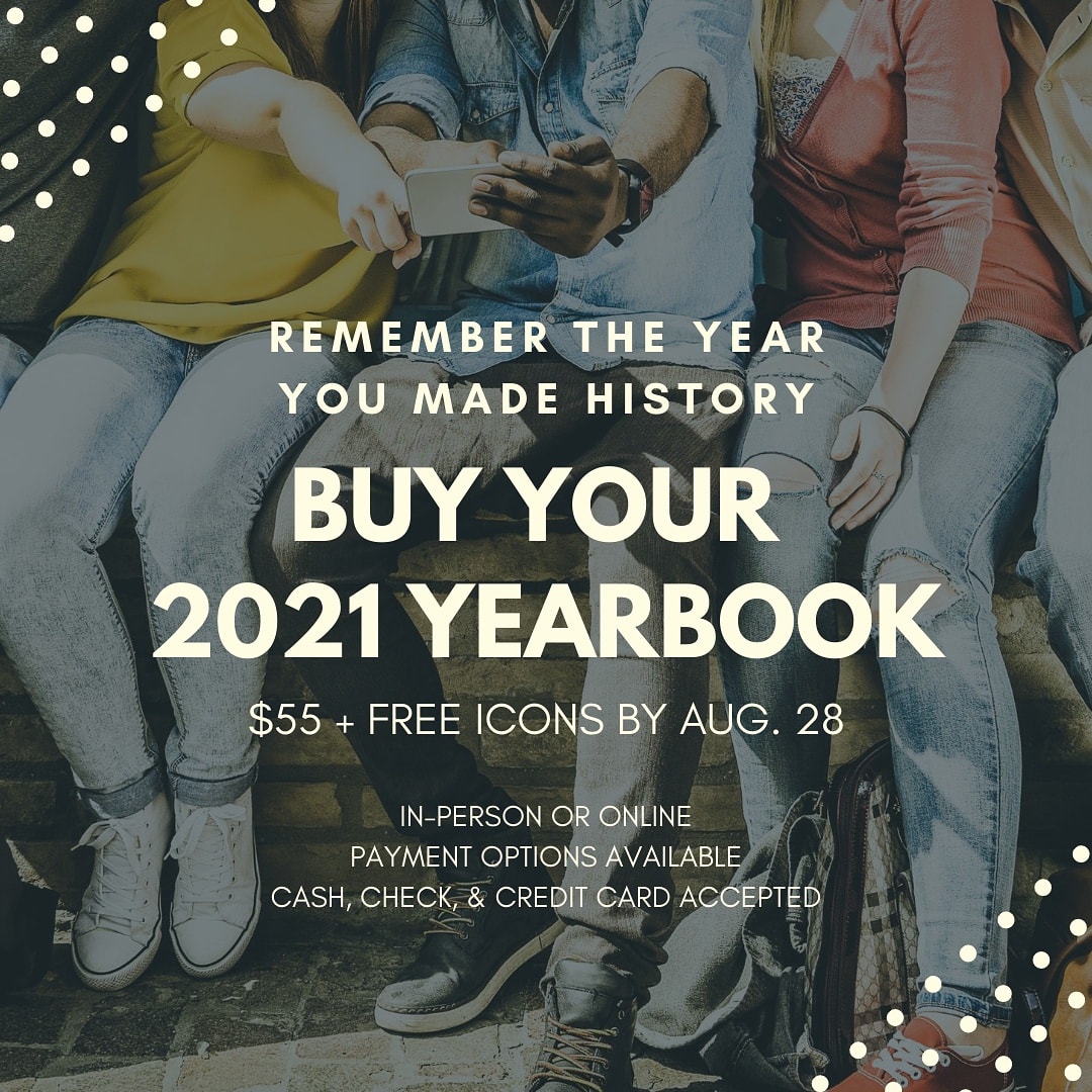 Buy your 2021 yearbook today. Stop by our booth at in-person SHS registration or buy online at jostensyearbooks.com #yearbook #memories #forever #remember #rememberwhen #2021 #jostens